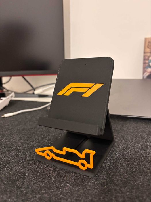 Suport telefon Formula 1 – printat 3D, personalizabil în culori