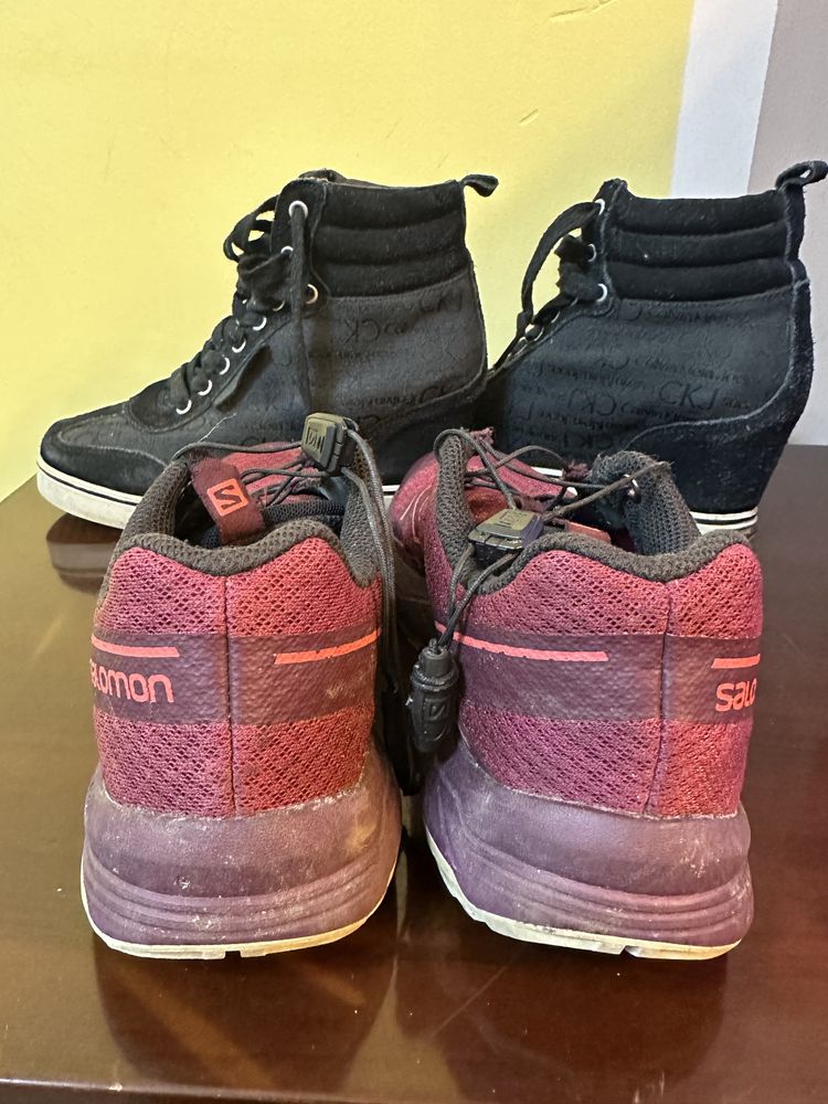 Маратонки Nike,Salomon и Calvin Klein