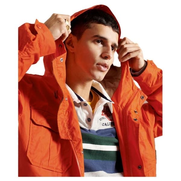 Superdry Men's Mountain Parka Jacket (мъжко яке парка, оранжево)
