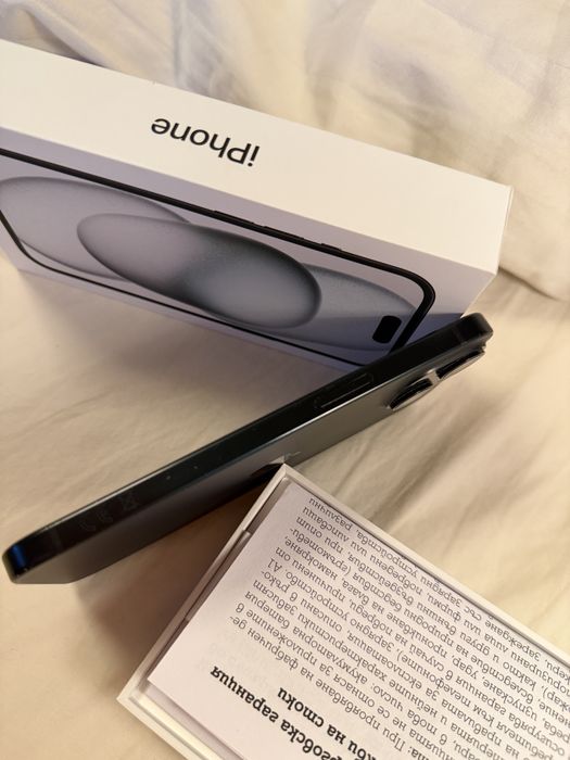 Iphone 15 с гаранция А1 128гб / gb черен