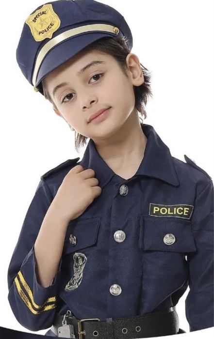 Детски костюм на Полицай с Аксесоари, Детски полицейски костюм