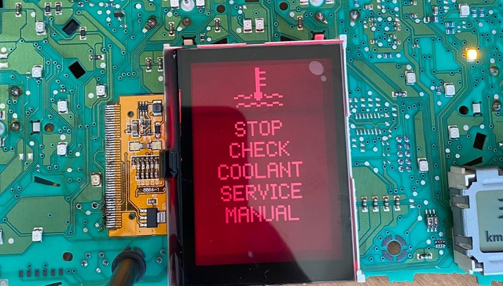 Display VDO LCD Audi- Километраж дисплеи