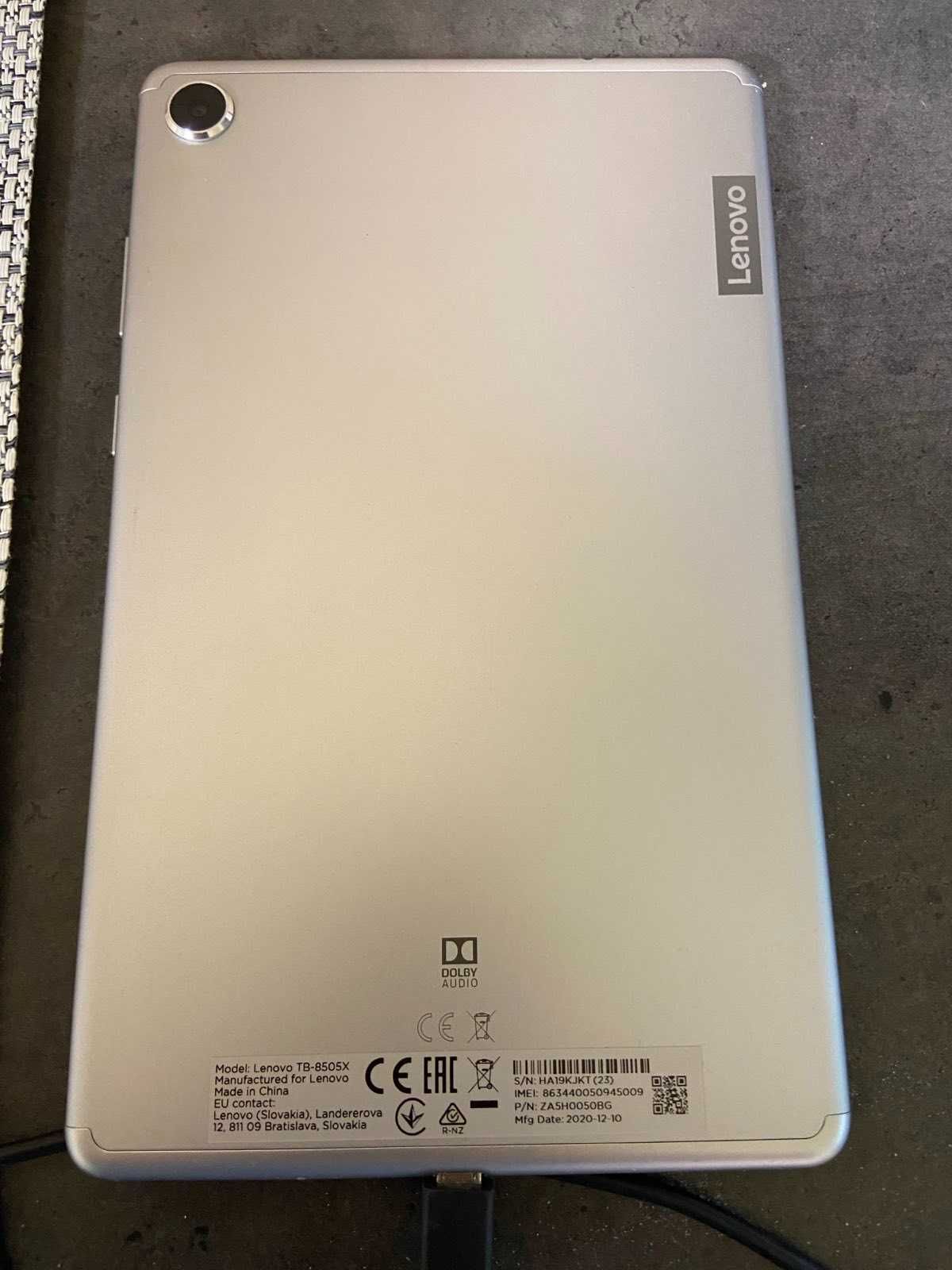 Таблет Lenovo Tab M8 HD TB-8505X - 8" HD IPS, 16GB