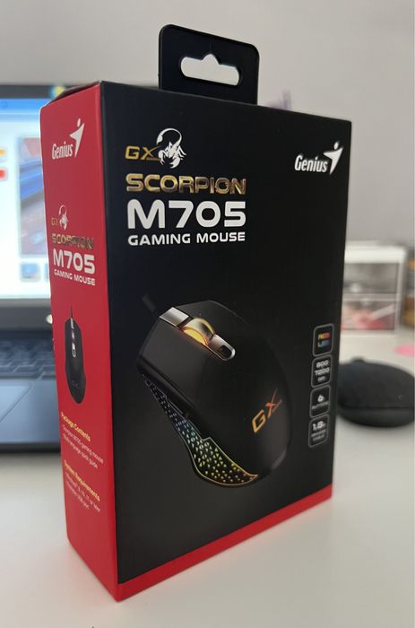 Игровая мышка Genius scorpion M705