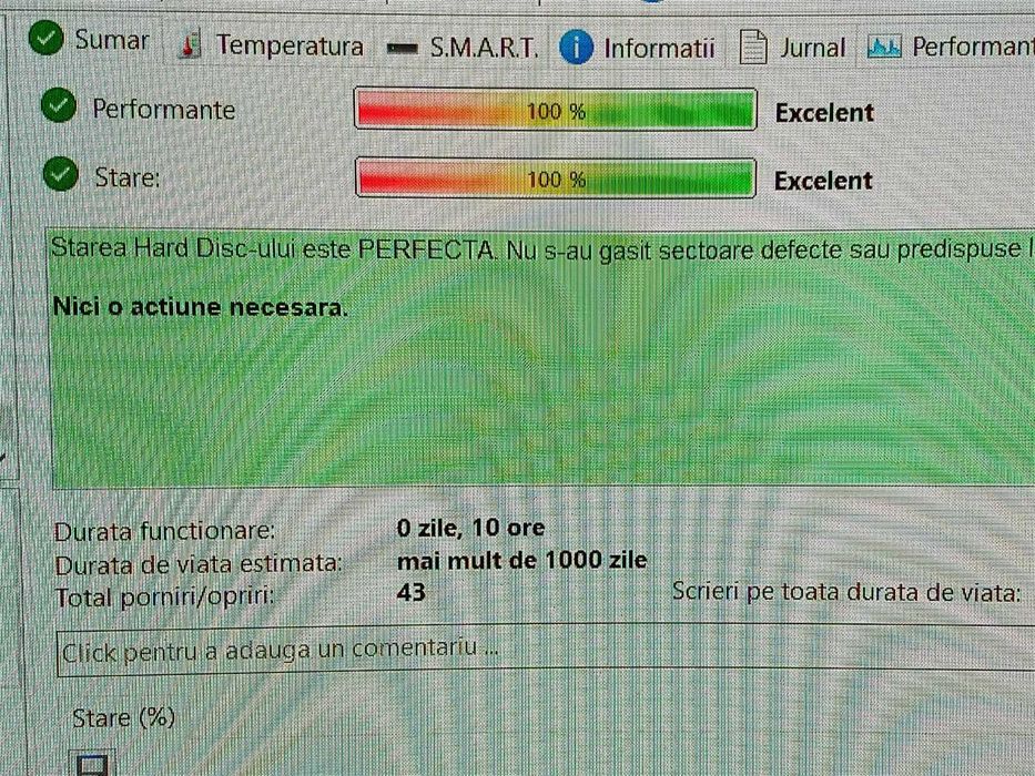 HDD extern profesional LACIE model LRD0TU3, 4 Tb, 10 ore folosit