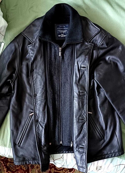 Geacă bărbați de piele naturală marca ,,ENGBERS,, mărimea 50