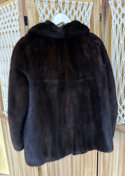 Haina dama din blana naturala nutrie