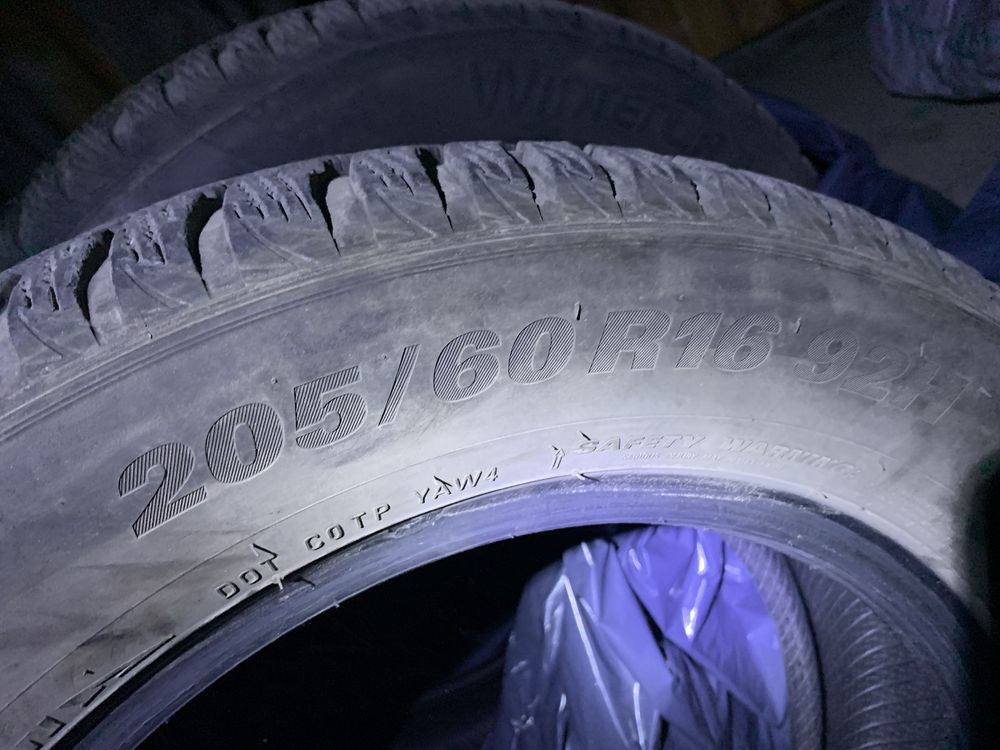 Kumho WinterCraft W51 205/60/16 7-8 мм грайфересе