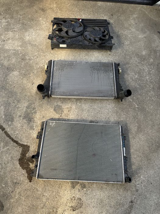 Electroventilatoare radiator apa radiator intercooler vw sharan 2014