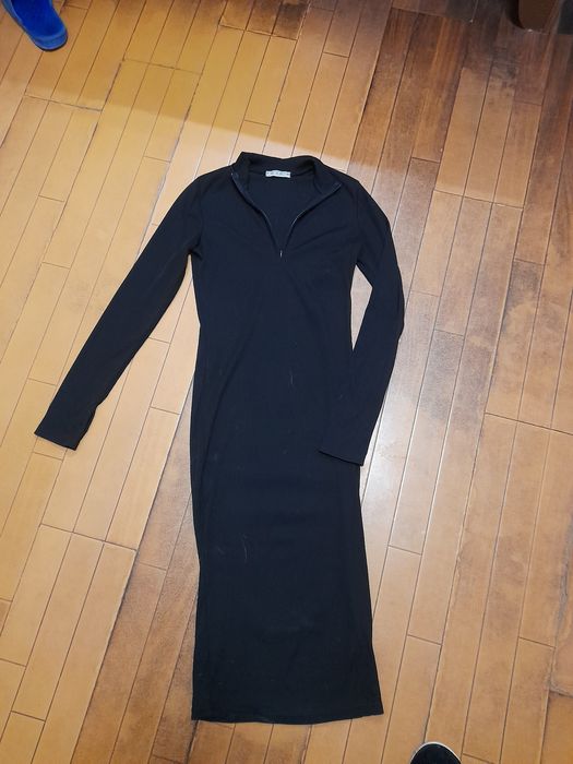 Платье на осень черное