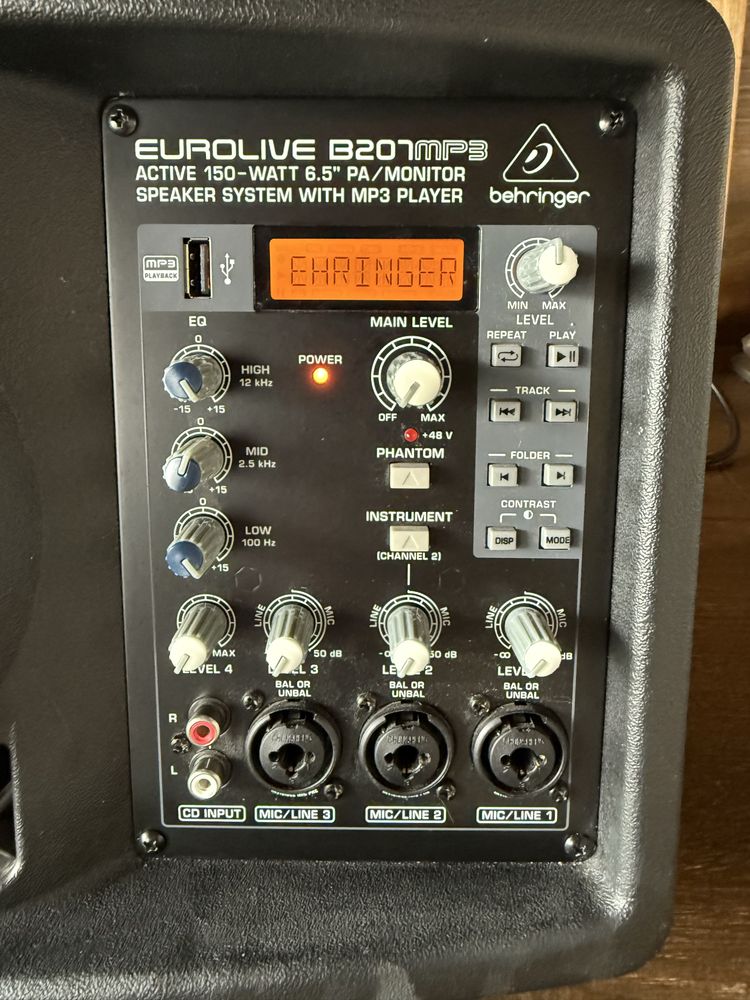 Behringer Eurolive B207MP3 активен монитор