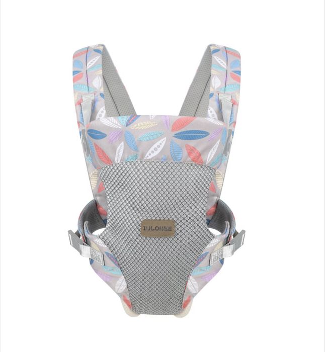 Marsupiu Ergonomic BABYPARK, 4 in 1 pozitii de purtare, 100% bumbac