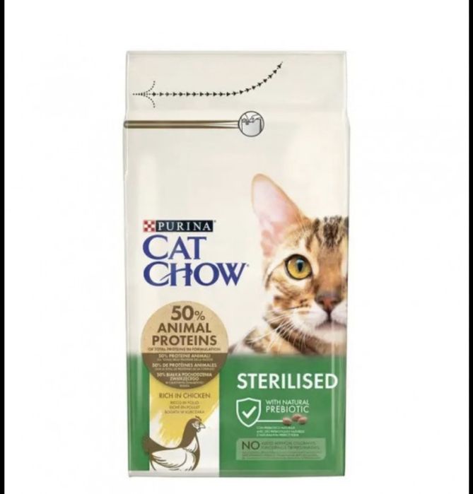 Котешки гранули Purina Cat Chow Sterilised 15 кг.
