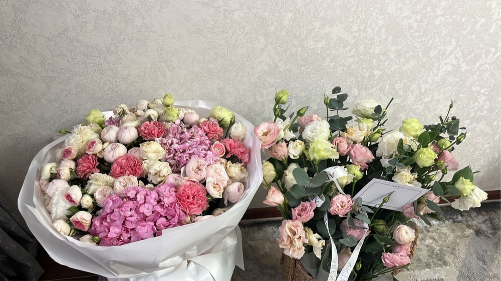 Цветы огромные..