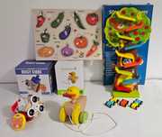 Lot de jucarii educative din lemn