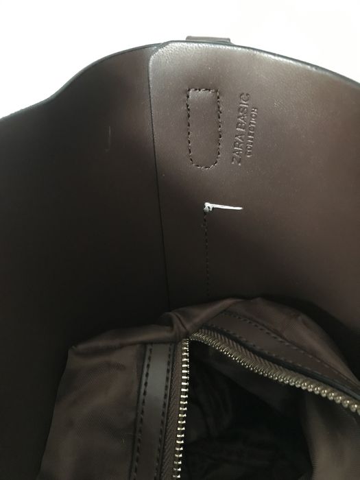 Geanta shopper bucket/tote bag Zara