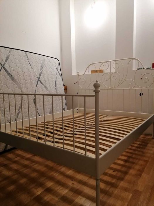 Pat cu somiera si saltea de vanzare, 160/200 cm