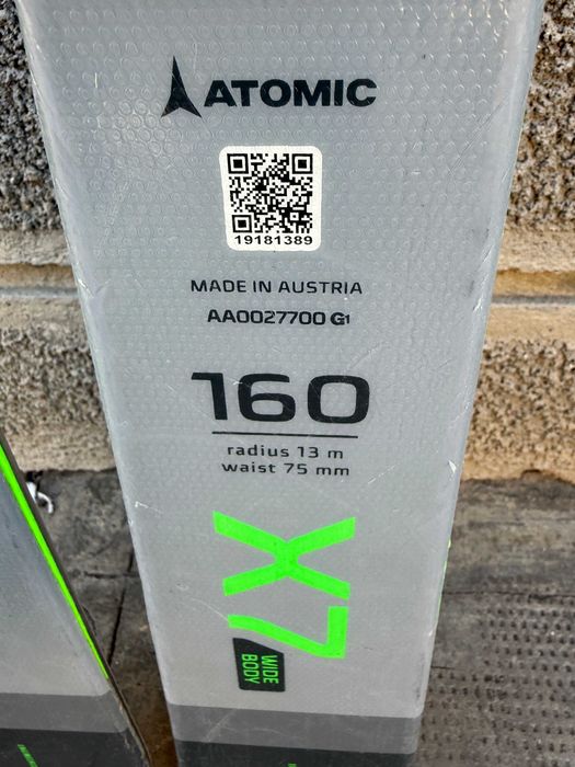 schi atomic redster x7 L160cm