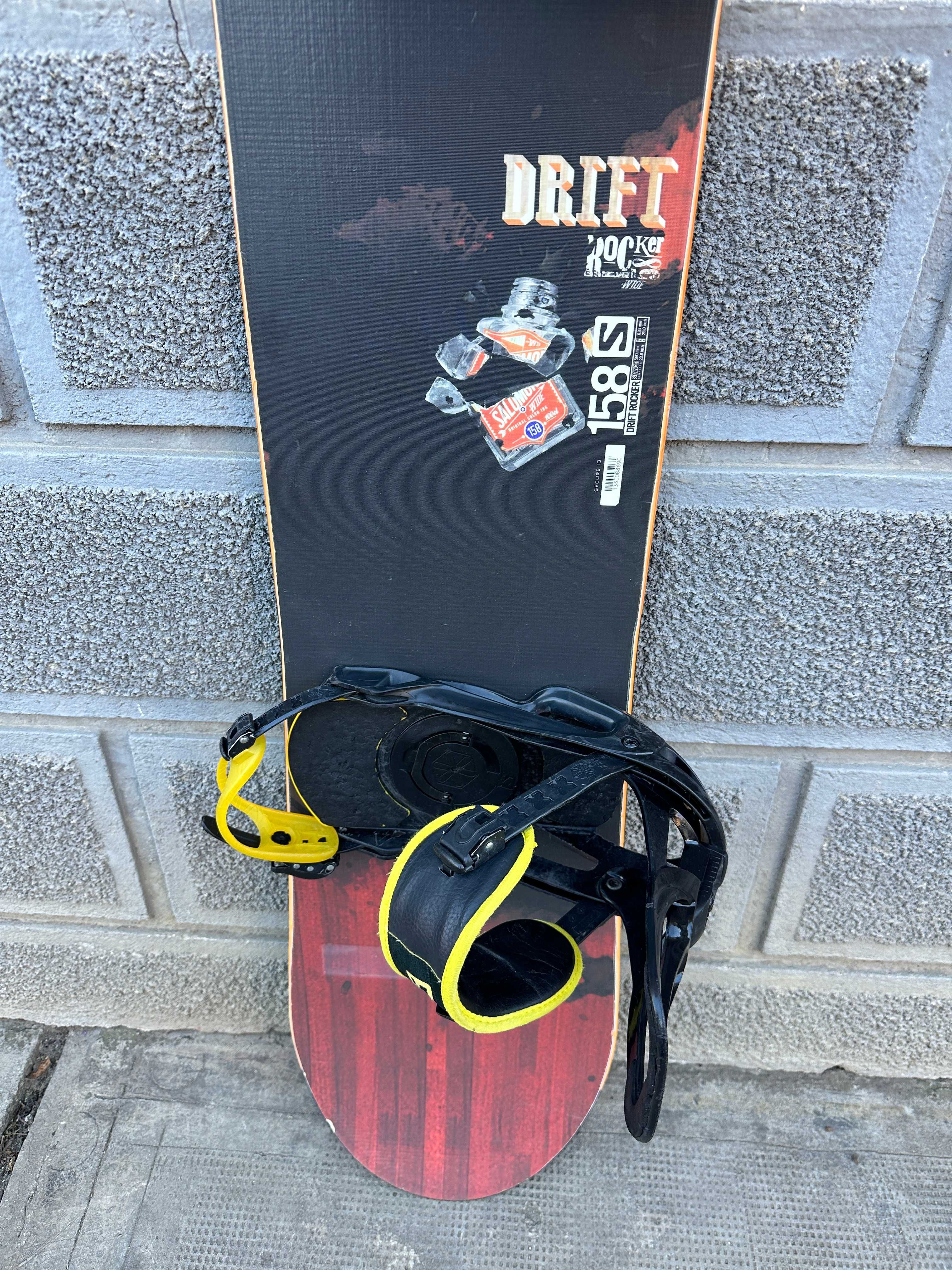 placa snowboard salomon drift rocker L158cm