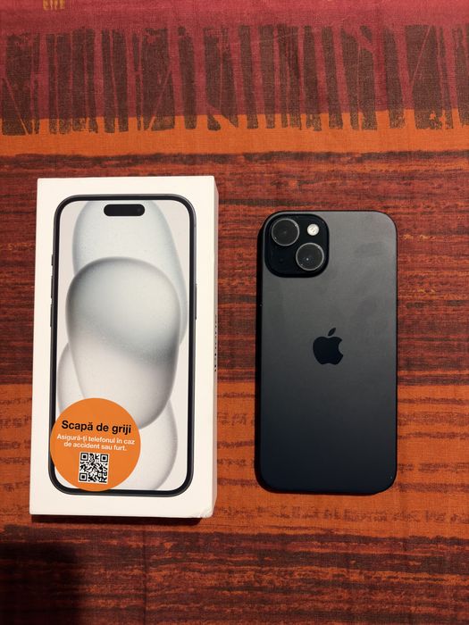 Iphone 15 cu garantie 128gb black