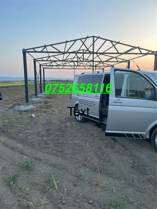Casa pe structura metalica 8 m latimex 15 lungime x4 m strasina
