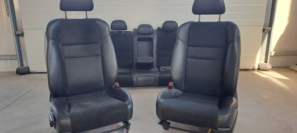 Полукожен салон Honda accord 2008г