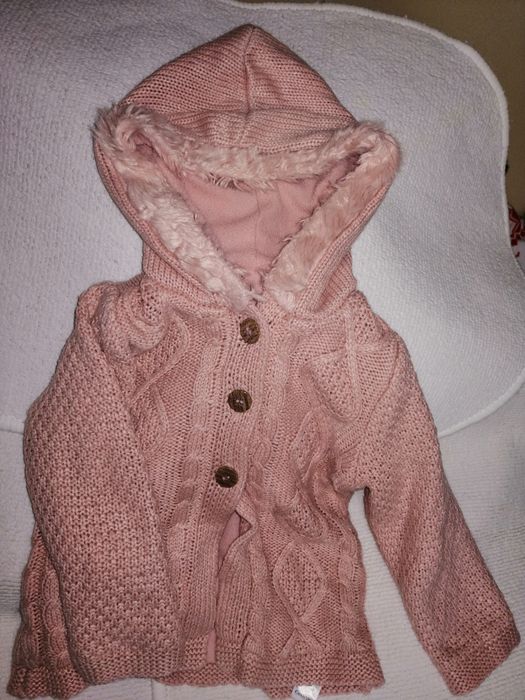 Pulover gros dublat cu fleece George 12-18 l+