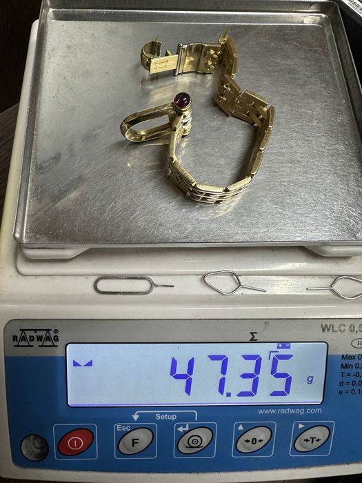 Bratara aur 18 k marca Signoretti Raritate