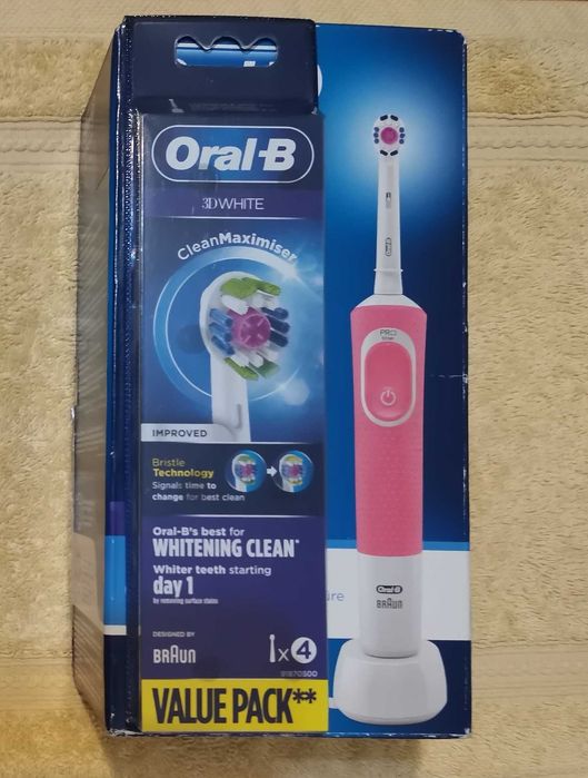 Periuță de dinți Electrică - Oral-B Vitality, 3D White, Braun *NOU*