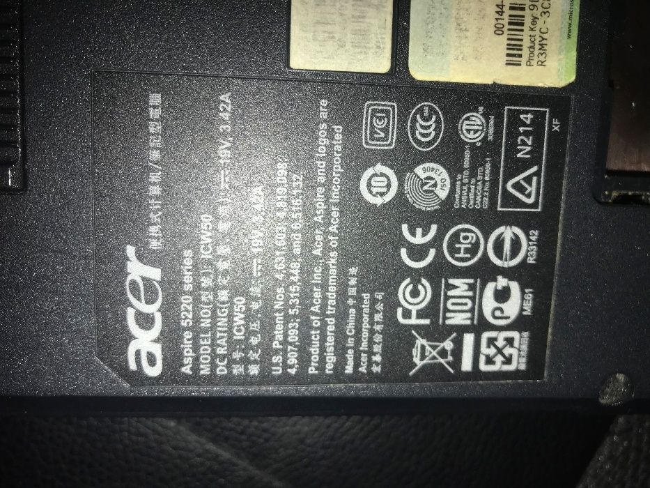 Acer Aspire 5220 Piese (dezmembrez)