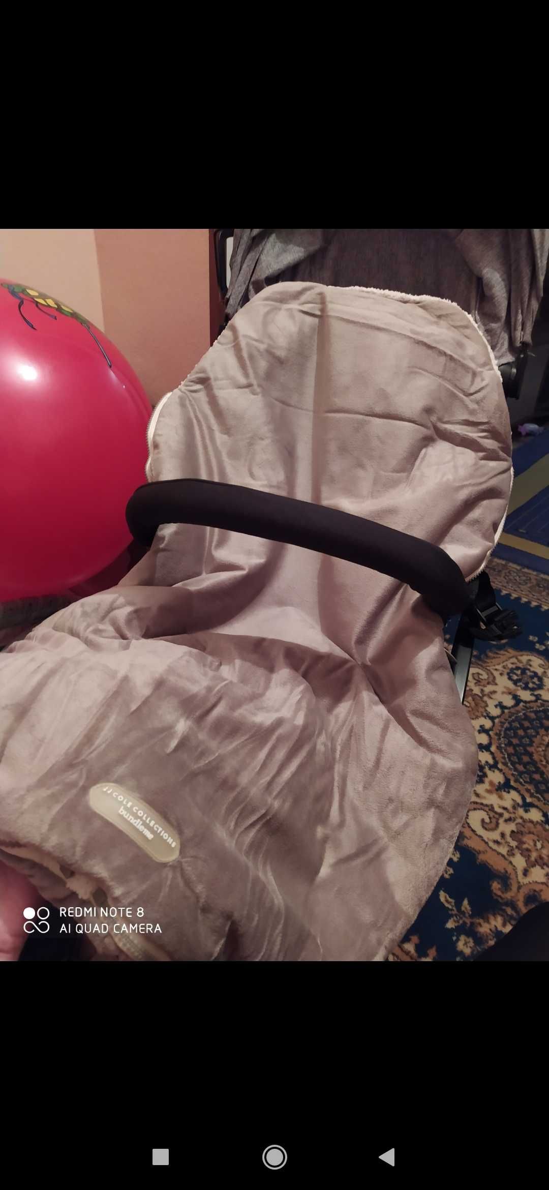 Тёплый спальный мешок в коляску/автокресло