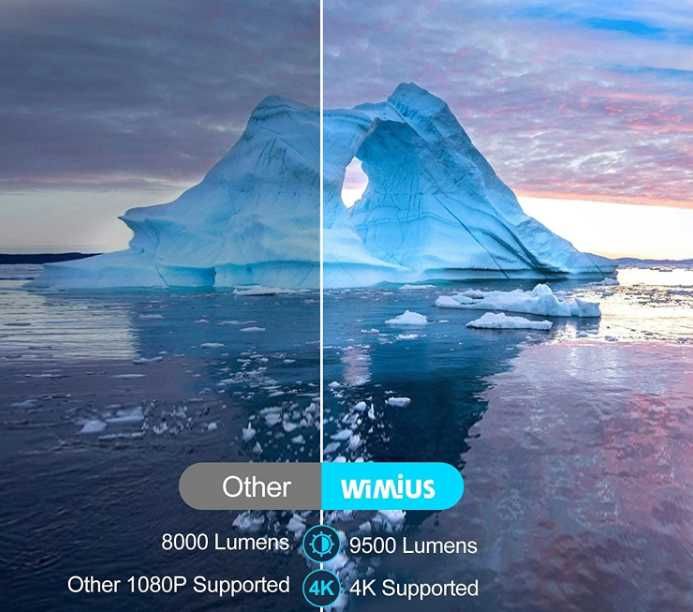 Videoproiector Wimius K8 9500 Lumeni NOU!!