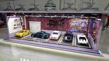 Hot Wheels garaj cu lumini nou în cutie