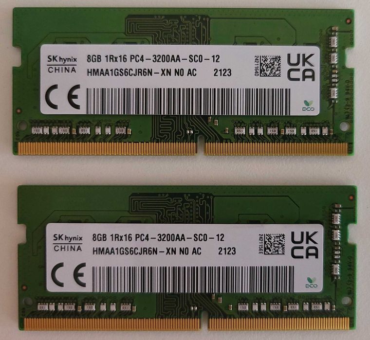 SK Hynix 16GB DDR4-3200 SODIMM RAM (2x8GB)