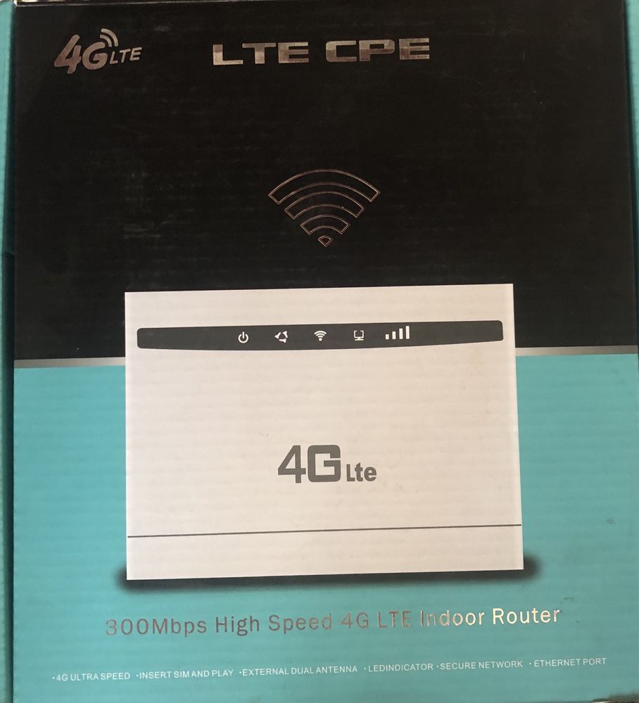 4G LTE CPE роутер модем WI FI под любую сим-карту