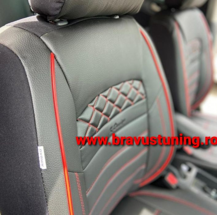 Huse scaun auto Piele Ecologica BMW seria 3,5,Passat, Audi,SKODA,Ford