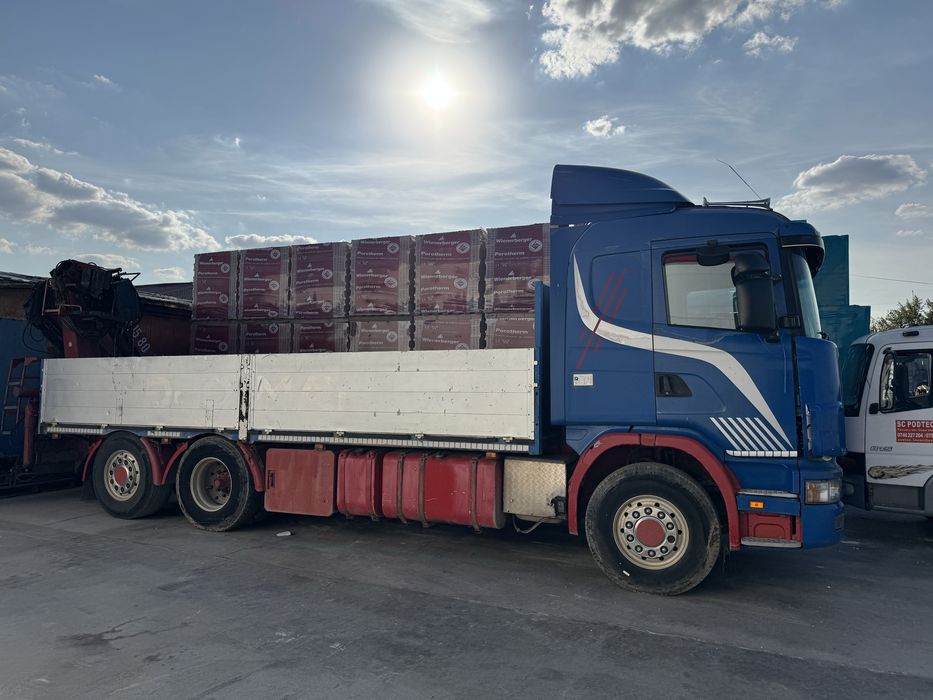 Scania cu macara v8 r460