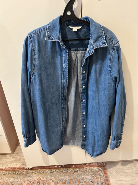 Джинсовая рубашка зара