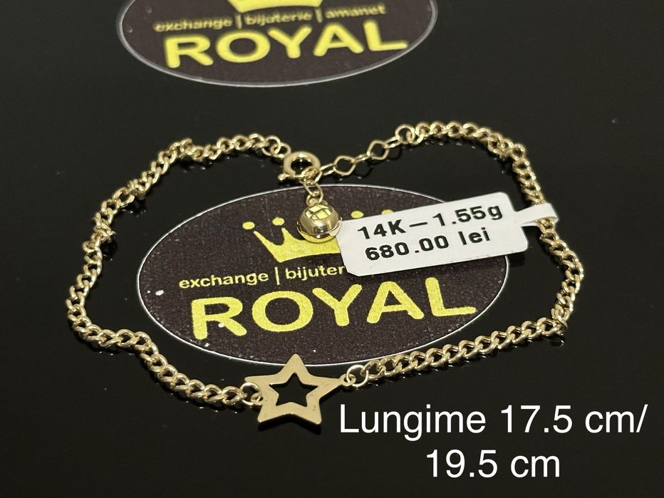 Bijuteria Royal: Bratara aur 14k/1.55 gr