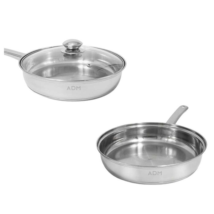 Set vase de gatit din INOX rezistent la coroziune, 12 elemente