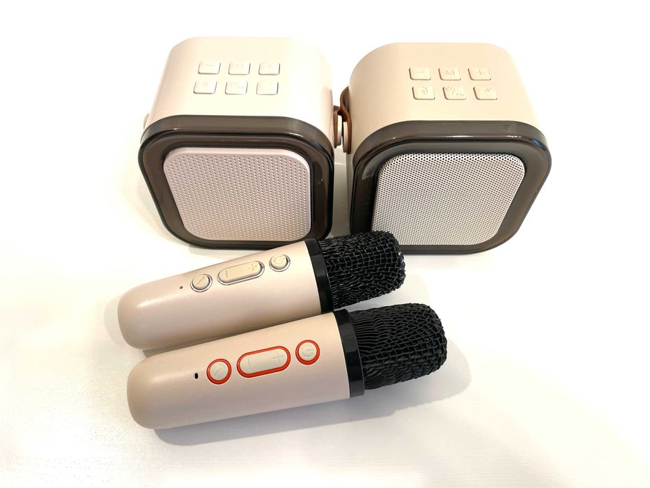 Boxa + microfon pentru karaoke