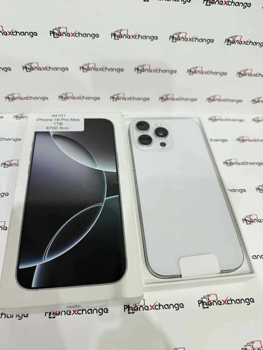 iPhone 16 Pro Max 1TB White Neverlocked NOU