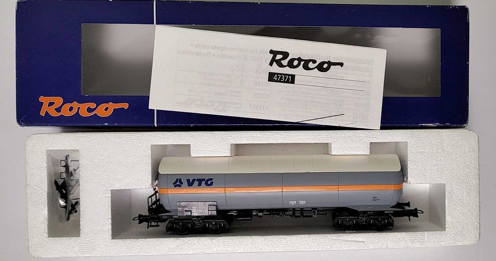 macheta vagon cisterna VTG, Roco 47371 DB, H0, scara 1:87, nou
