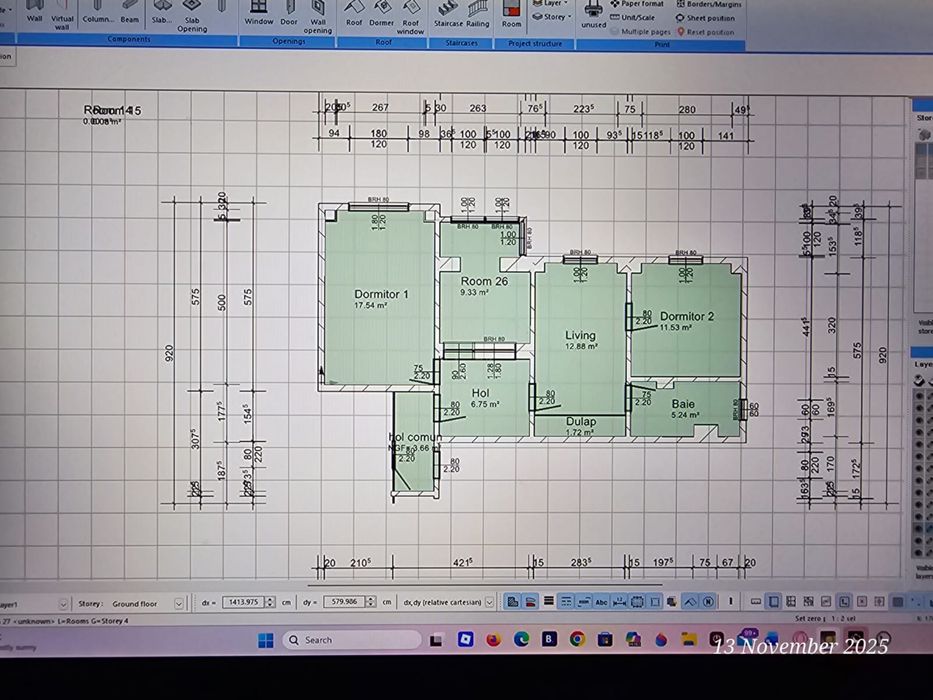 Apartament de vanzare cu 3 camere obcini