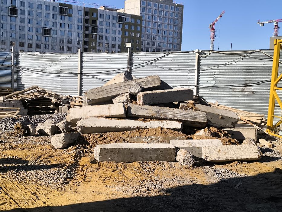 Оголовки свая куски