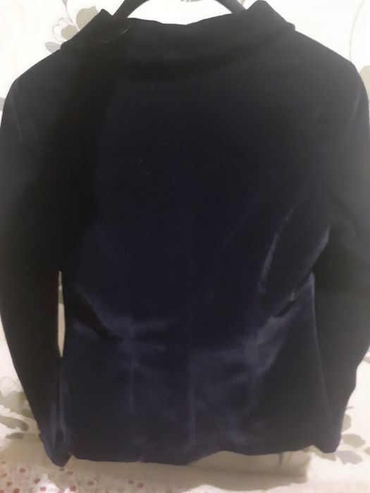 Феолетовый замшевый пиджак