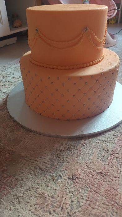 Macheta tort nunta - botez