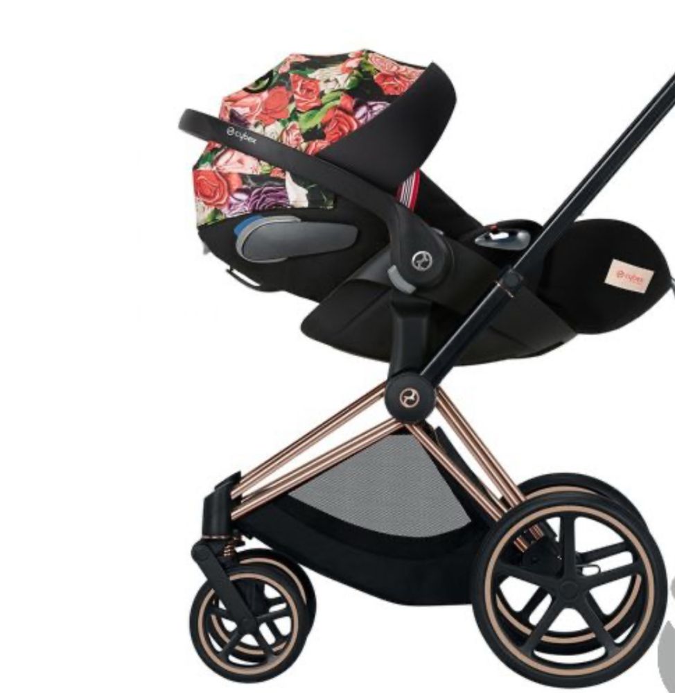 CYBEX Стол за кола CLOUD Z I-Size Spring Blossom DARK