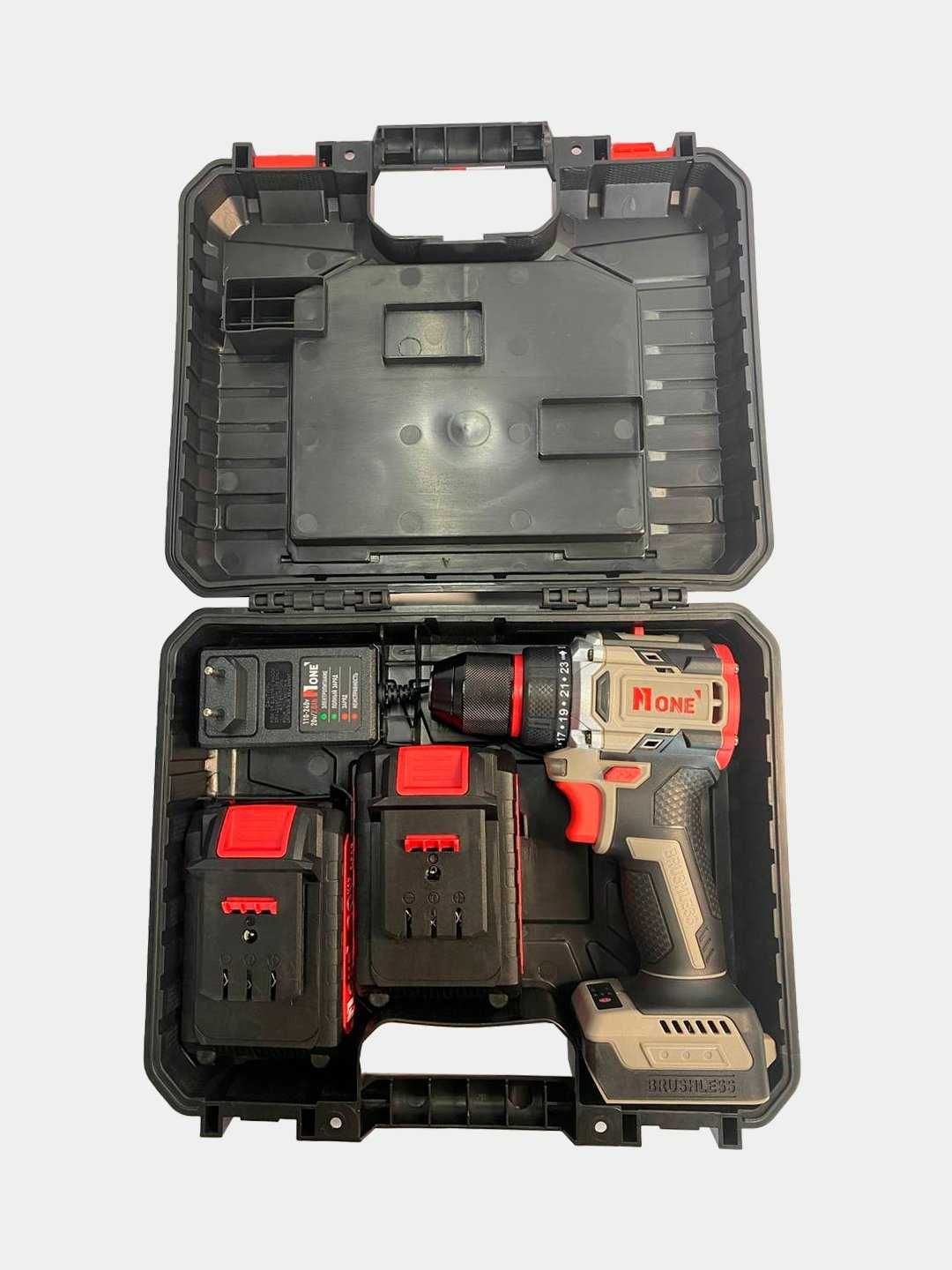 Шуруповерт аккумуляторный бесщёточный NUMBER ONE CDI20/2.0-SPRO-2B