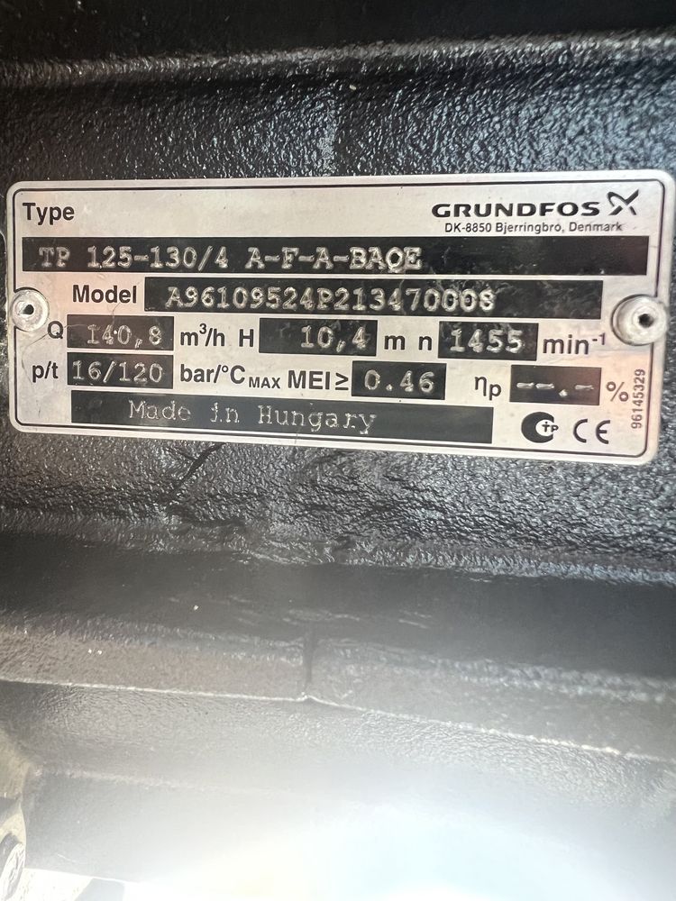 Центробежна водна помпа Grundfos Q 140 H 10